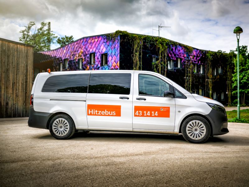 Hitzebus vor Ostpark